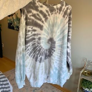american eagle tie dye crewneck
